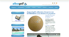 Desktop Screenshot of albusgolf.com